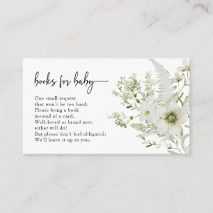 Carte D'accompagnement Livres De Verdure Pour Bébé