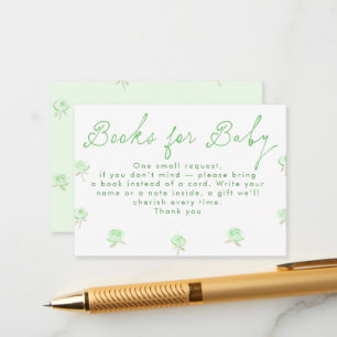Carte D'accompagnement Livres Dessinés à la Main Fantaisistes Pour Bébé B