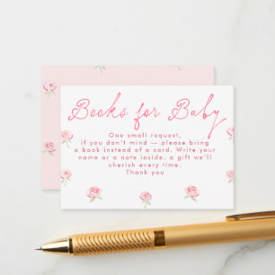 Carte D'accompagnement Livres Dessinés à la Main Fantaisistes Pour Bébé B
