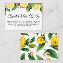 Livres En Baby shower Citron Pour Bébé