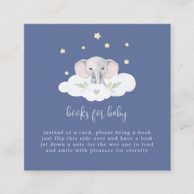 Carte D'accompagnement Livres en Baby shower de petit cacahuète pour bébé (Devant)