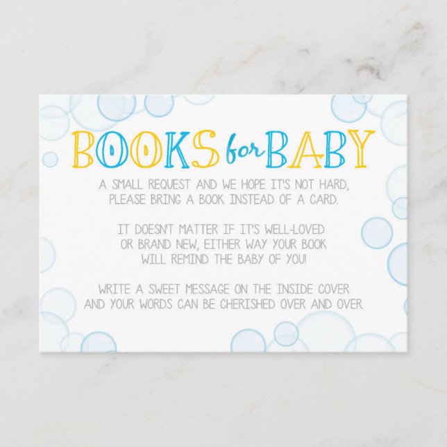 Carte D'accompagnement Livres en caoutchouc pour canard pour bébé (Devant)