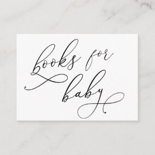 Carte D'accompagnement Livres Floral Rose Rose rose Pour Baby Enc