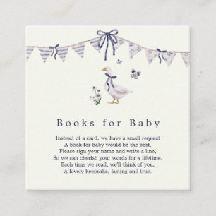 Carte D'accompagnement Livres Lavandeur Silly Goose pour Bébé