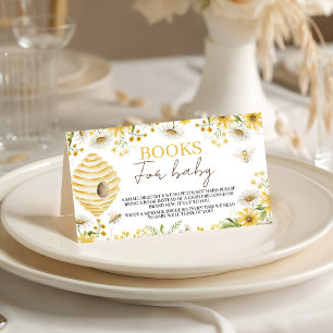 Carte D'accompagnement Livres Little Honey Bee pour demande de bébé