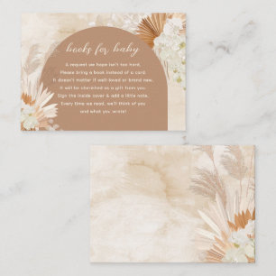 Carte D'accompagnement Livres Neutres Pampas Pour Baby Card