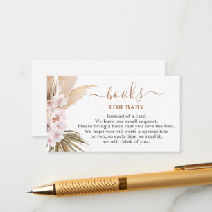 Carte D'accompagnement Livres Pampas Grass pour Baby Card