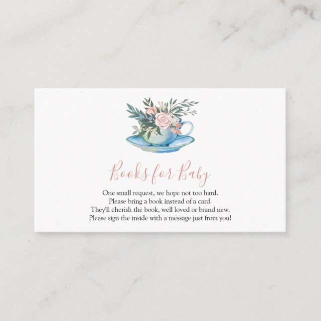 Carte D'accompagnement Livres pour Baby insert card (Devant)