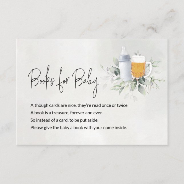 Carte D'accompagnement Livres pour Baby Message Card Un bébé brasse un ga (Devant)