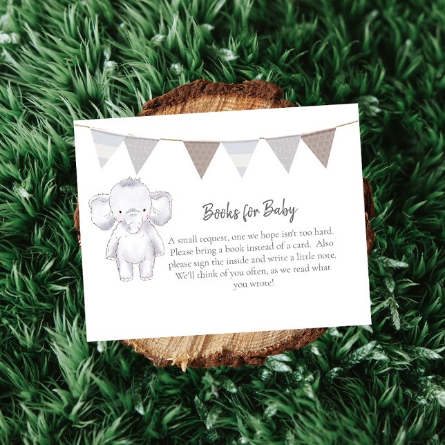 Carte D'accompagnement Livres Pour Baby Modern Baby Elephant (Créateur téléchargé)