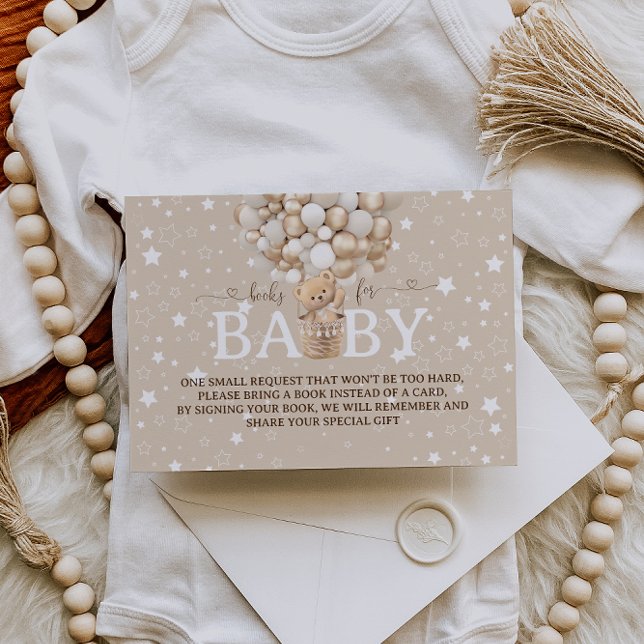 Carte D'accompagnement Livres Pour baby shower Baby Bearly wait (Créateur téléchargé)