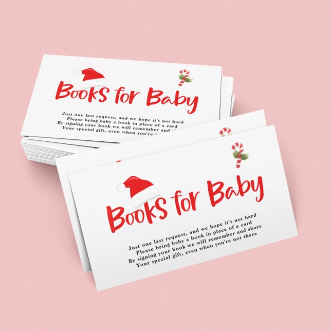 Carte D'accompagnement Livres pour Baby shower de vacances pour bébé hive (Créateur téléchargé)