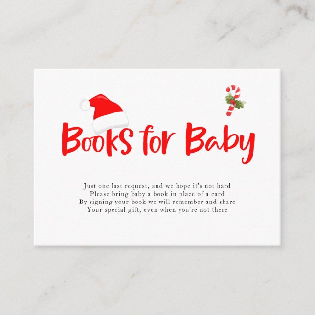Carte D'accompagnement Livres pour Baby shower de vacances pour bébé hive (Devant)
