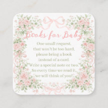 Livres pour Baby Shower fille Fleur Bébé en Fleurs