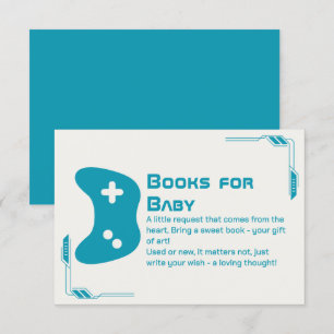 Carte D'accompagnement Livres pour Baby Video Game Controller Baby shower