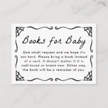 Livres pour bébé à la baby shower Halloween toile