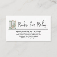 Livres pour bébé à la place de Card Genre Neutre