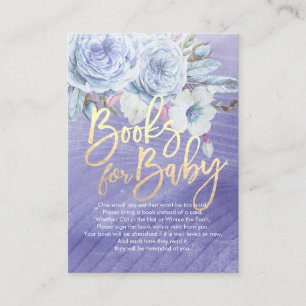 Carte D'accompagnement Livres pour bébé / Apporter un livre Demande