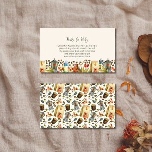Carte D'accompagnement Livres pour bébé Baby Shower Café Bébé