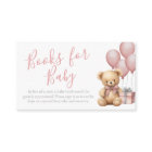 Livres Pour Bébé Baby shower Ours Rose