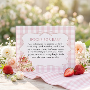 Carte D'accompagnement Livres pour bébé Berry Douce Baby Shower