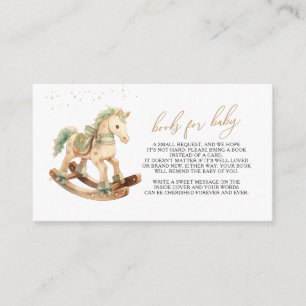 Carte D'accompagnement Livres pour bébé Cheval Rocking