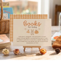 Livres pour Bébé Citrouille Gingham Orange