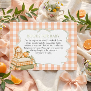 Carte D'accompagnement Livres pour bébé Little Cutie Baby Shower