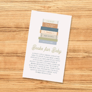 Carte D'accompagnement Livres pour bébé nouveau chapitre livre d'histoire