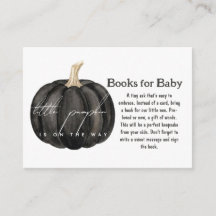 Livres pour bébé Petite Citrouille Noire Gothique 