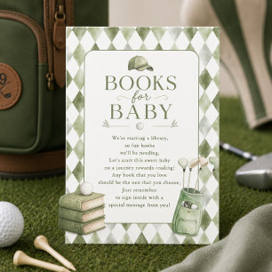 Carte D'accompagnement Livres pour bébé pour Baby Shower sur le thème de