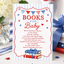 Livres pour bébé Red White & Due Insert