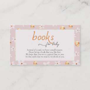 Carte D'accompagnement Livres Pour Bébé Un Petit Citrouille Baby shower A