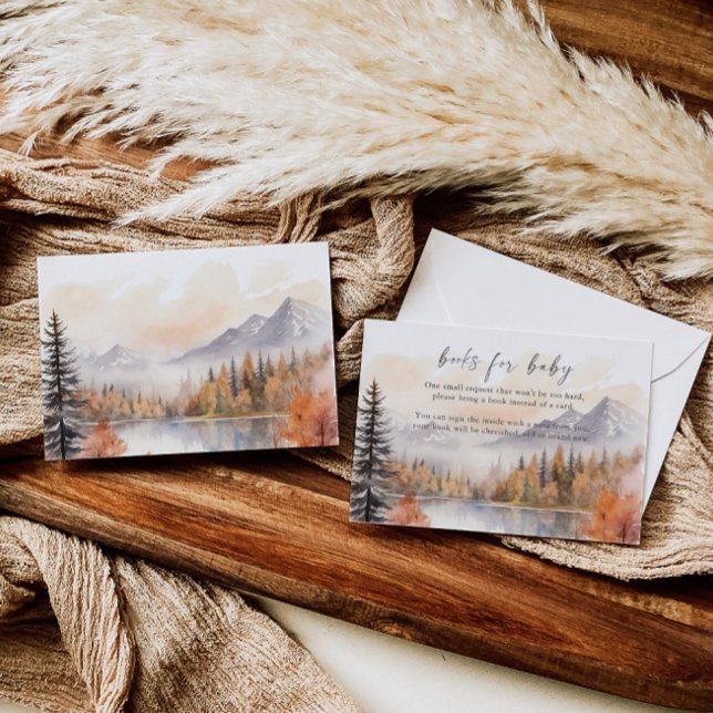 Carte D'accompagnement Livres Woodland pour Baby Insert Card Mountains (Créateur téléchargé)
