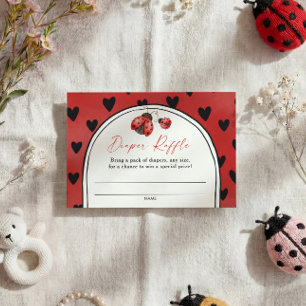 Carte D'accompagnement Love Bug Baby Shower Tirage de Couches 