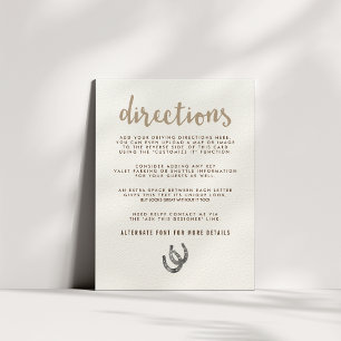 Carte D'accompagnement Lucky in Love Directions