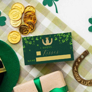 Carte D'accompagnement Lucky In Love St. Patrick's Day Fête des mariées