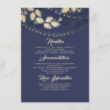 Lumières Arbre Feuilles Élégant Mariage Détails In