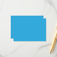 Carte d'accompagnement Luxe Bleu Minimaliste
