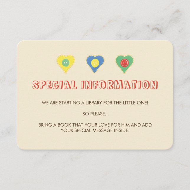 Carte D'accompagnement Lycka Till Information Inserts (Devant)