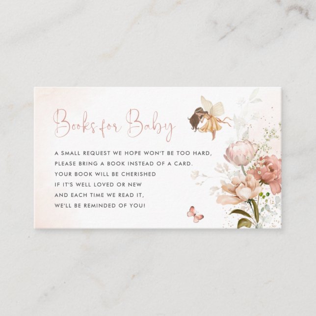 Carte D'accompagnement Magical Fairy Garden Livres Pour Baby Card (Devant)