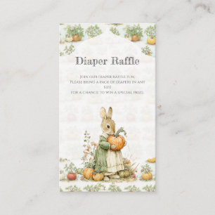 Carte D'accompagnement Maman Bunny et Baby shower citrouille Jeu de devin