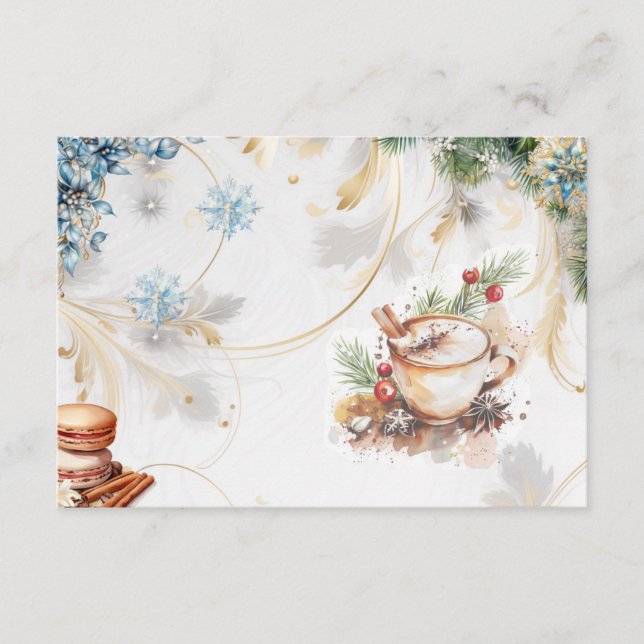 Carte D'accompagnement Manteau de sucre Il est vide (Devant)