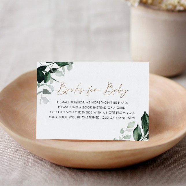 Carte D'accompagnement MAREE Livres de verdure pour Baby Insert Card (Créateur téléchargé)