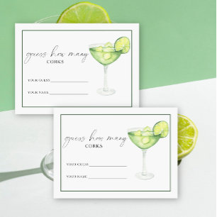 Carte D'accompagnement Margarita & Matrimony Combien de bouchons jeu de m