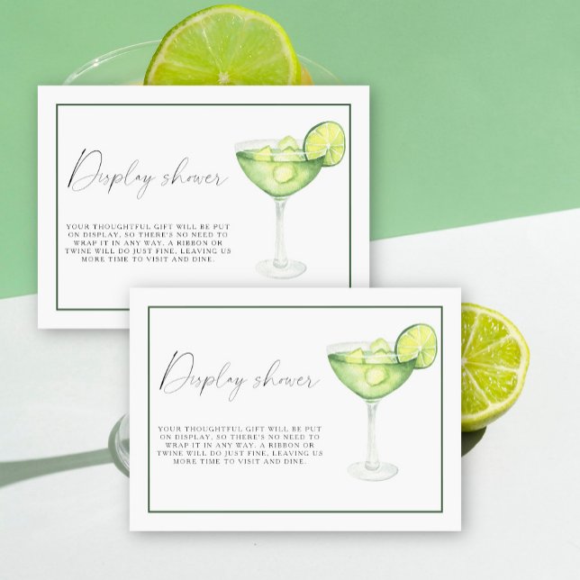Carte D'accompagnement Marges & Mariage Douche nuptiale Display (Créateur téléchargé)