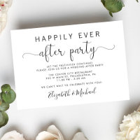 Mariage après réception de l'invitation