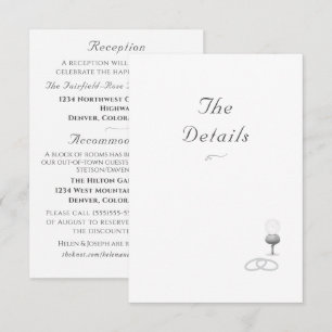 Carte D'accompagnement Mariage catholique Nuptial Grace 