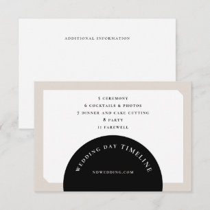 CARTE D'ACCOMPAGNEMENT MARIAGE CERCLE CHIC