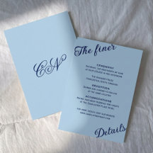 Mariage chic bleu ciel côtier romantique classe